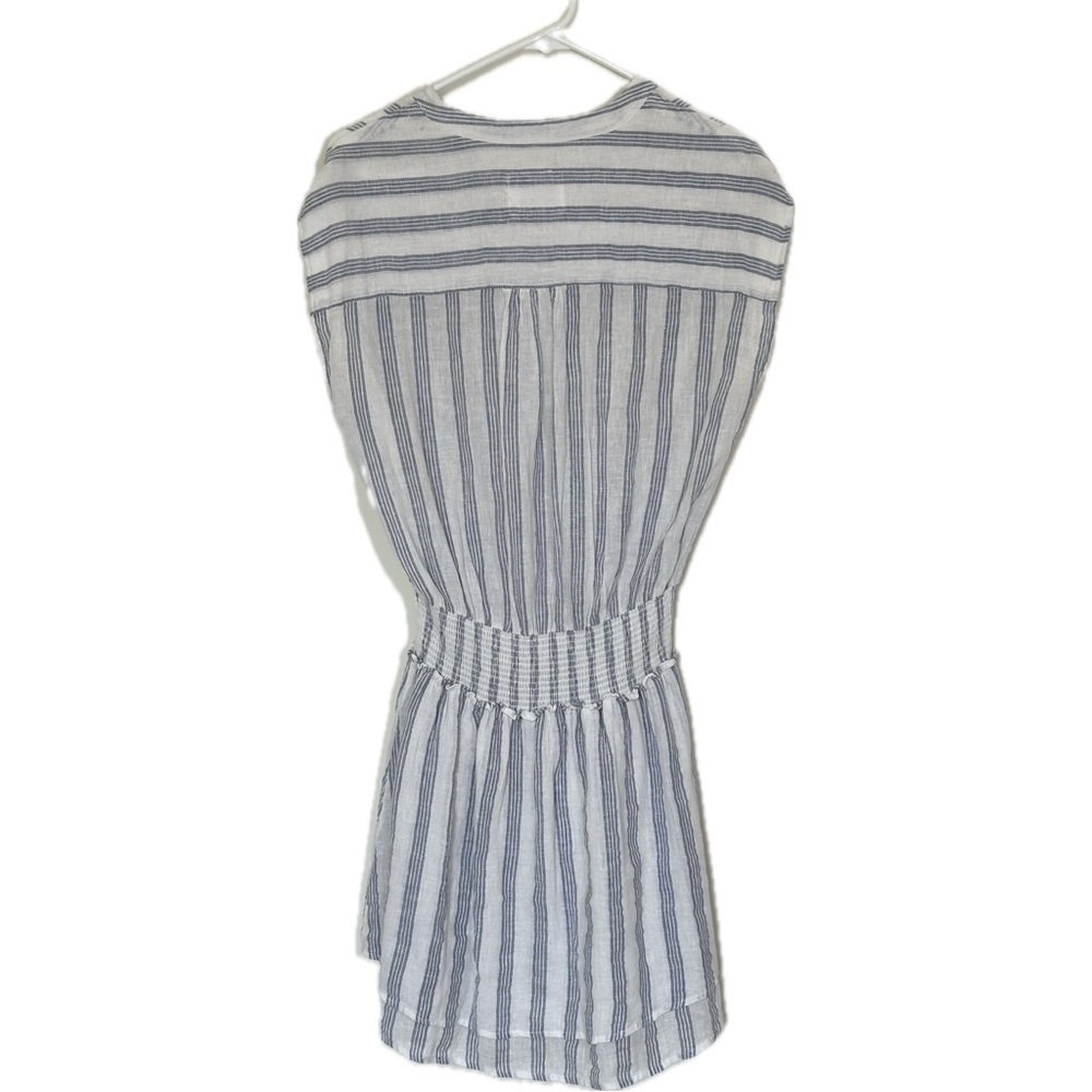 EUC Rails Angelina Blue & White Striped Linen Sundress Size S - Picture 3 of 11